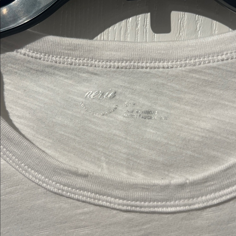 Aerie Vintage Style Oversize White Cotton Relaxed T-Shirt - Picture 7 of 9